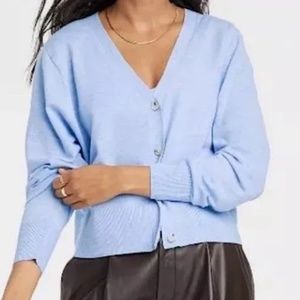 A New Day Light Blue Soft Knit Cárdigan
